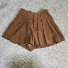 one way キュロットスカート　ブラウン　ミニスカート　Mサイズ