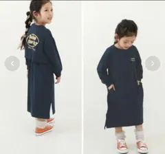 新品 デビロック バックデザイン 長袖ワンピース 120のサムネイル