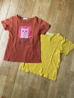 koe キッズ　Tシャツ　2枚セット ねこのサムネイル