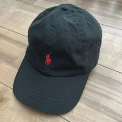 Polo ラルフローレン キャップ　帽子　ボーイズ　レディース　ブラック