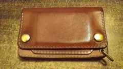 トラッカーウォレット　ミドル　ヌメ革