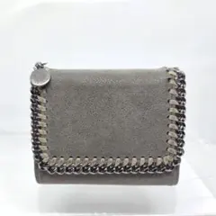 ステラマッカートニー ファラベラ 三つ折り財布 グレー チェーン