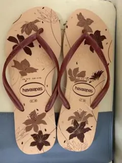 ハワイアナス havaianas ビーチサンダル　ピンク系のサムネイル