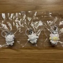 サンリオ　めじるしアクセサリー　ふわふわスノー　3個セット　新品未使用