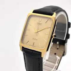 稼動 SEIKO セイコー ドルチェ Dolce スクエア メンズ 腕時計 稼動 SEIKO セイコー Dolce ドルチェ スクエア 腕時計 S-163