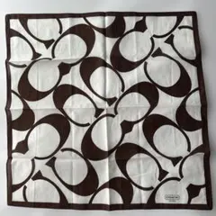 《メルカリ便》COACH ロゴパターン ハンカチ