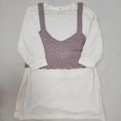 ハニーズ Tシャツ　ビスチェセット　Sサイズ