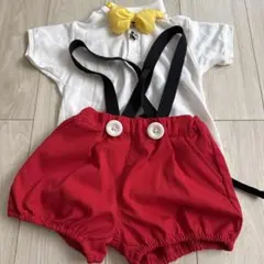 【ディズニー】ミッキー なりきり セット ポロシャツ ズボン 90