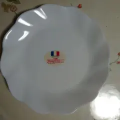 ヤマザキパン祭り　フランス製 波型ホワイト皿　6枚