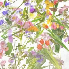 フレークシール フラワー