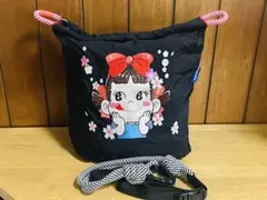 早朝セール【新品】刺繍ナイロンエコバッグ（Sサイズ）ショルダー付き