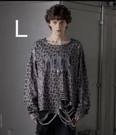 【GRANCY】総柄ラインストーングラフィックロンT