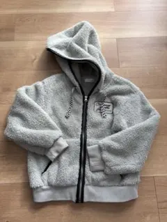 ジェニーラブ　130㎝　ボア　ジップアップパーカー　グリーン