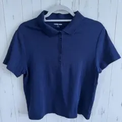 Lands' End ネイビー ポロシャツ XLのサムネイル