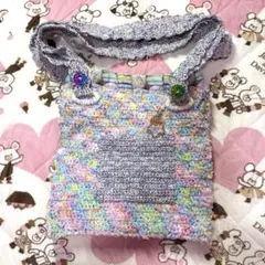 手編みショルダーバック