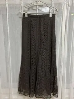 レースマーメイドロングスカート