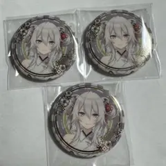 る*な様 獅白ぼたん　箔押し缶バッジ　正月衣装ver.　3個セット　ホロライブ
