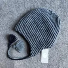 新品タグ付き OVERRIDE イヤーフラップ ビーニー ニット帽