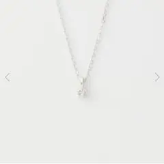 agete アガット　ネックレス　シルバーダイヤモンド　ネックレス　0.03ct