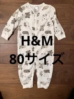 H&M　ロンパース　80