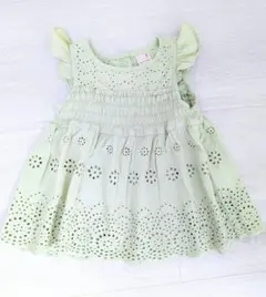 プティマイン petit main 刺繍レースチュニック 100