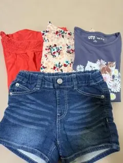 BREEZE UNIQLO 半袖 パンツ 女の子 夏服 130 まとめ売り