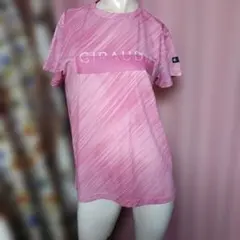 GIRAUDM 半袖 Tシャツ ピンク スポーツウェアのサムネイル