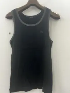 Y2Kバーバリーブルーレーベル ノバチェックリボンバック タンクトップ