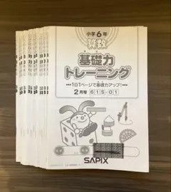 2026年最新】サピックス 基礎力トレーニング 6年の人気アイテム - メルカリ