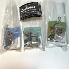 ズートピア　ブリスターチャームコレクション　ニック　ジュディ　フラッシュ