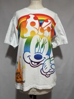【TDR限定】ミニーマウス カラフルTシャツ　【Ｍサイズ】