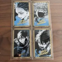 僕のヒーローアカデミア原画展　箔押しクリアカード 轟焦凍