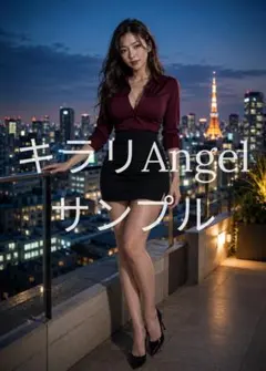 東京夜景 美人OL 2L判 アートポスター