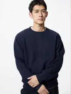 ユニクロ　スウェットシャツ ネイビー S