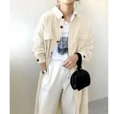 classicalelf コーデュロイシャツ ロング丈 M 未使用