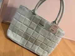 新品 rienda トートバッグ ミント