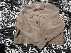 ベージュ コーデュロイジャケット L