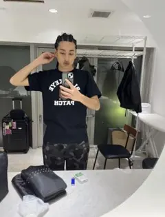 【kohjiya着用】BLACK EYE PATCH × BAPE Tシャツ