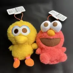 セサミストリート　ふんわりマスコット　エルモ　ビッグバード