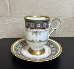 【未使用】HOYA カップ&ソーサー　1客　　ボーンチャイナ　金彩