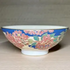 京焼 桑野むつ子 桑野睦子 御所の花 5月藤の花 十二ヶ月 茶碗 抹茶碗