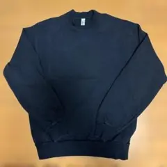 Los Angels Apparelブラッククルーネックスウェット　14oz