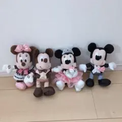 ミッキー・ミニー ウェディング　バレンタインぬいぐるみセット