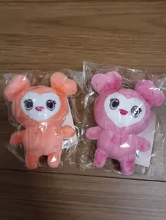 新品未開封　TWICE ラブリー ぬいぐるみ・マスコット 3体セット 新品未開封、初期の袋あり】TWICE 初代ラブリーぬいぐるみ3体セット