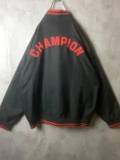 90s チャンピオン Champion スタジャン ナイロンジャケット L 古着