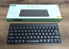 【美品】エレコム ワイヤレスキーボード ミニサイズ TK-QT11MDMABKのサムネイル