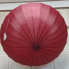 深紅 和傘 番傘 蛇の目傘 伝統工芸のサムネイル
