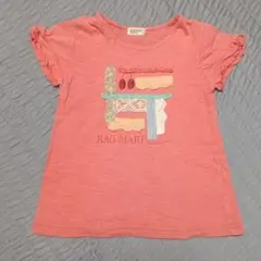 RAG MART キッズ Tシャツ 110cm ピンクのサムネイル