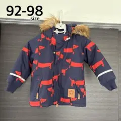 minirodini ダックスフント柄ジャケット 92-98 犬プリント　伊勢丹