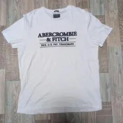 Abercrombie & Fitch ホワイト Tシャツ　LL